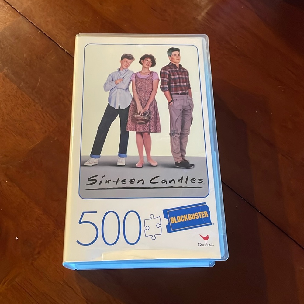 Sixteen Candles Movie 500 Piece Puzzle 80s  Molly Ringwald Blockbuster